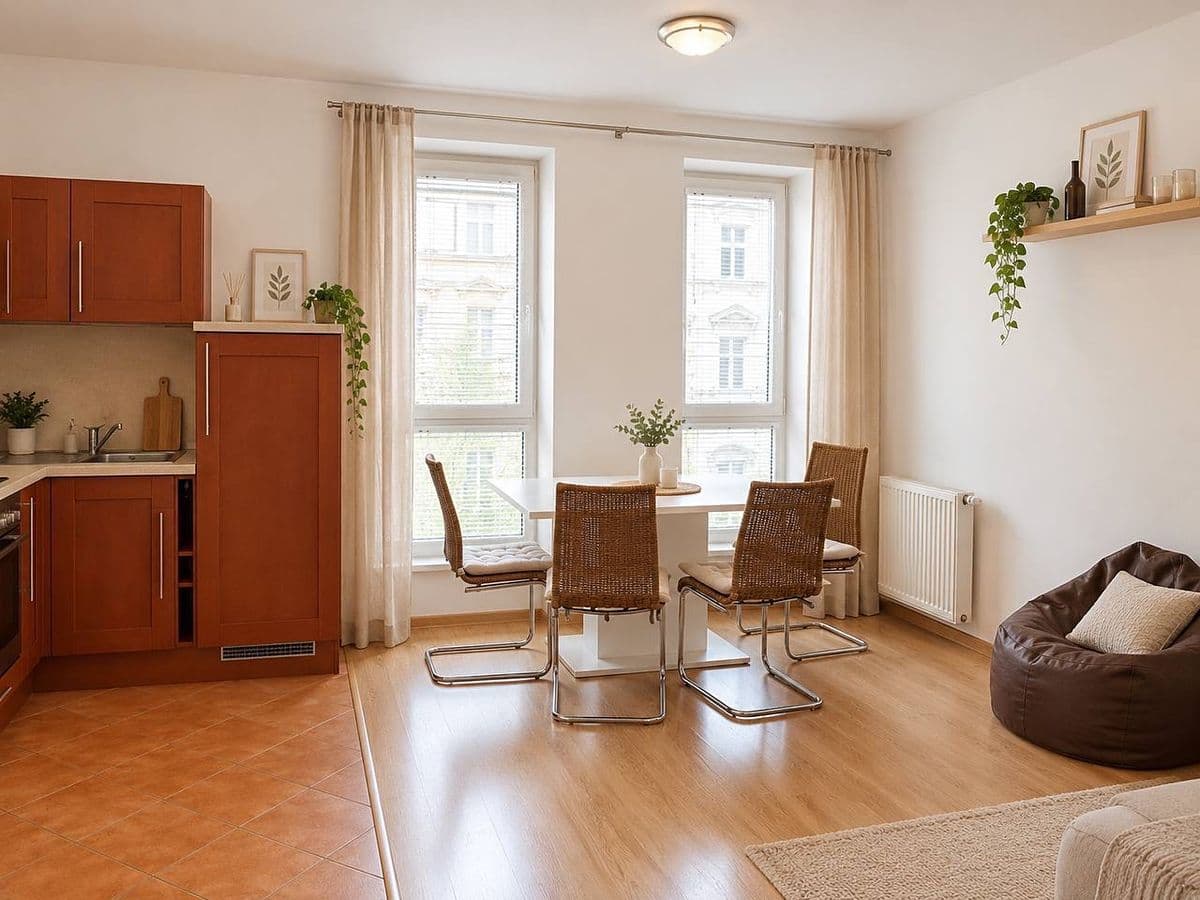 Аренда квартиры 1+kk 30 м² — Košíře