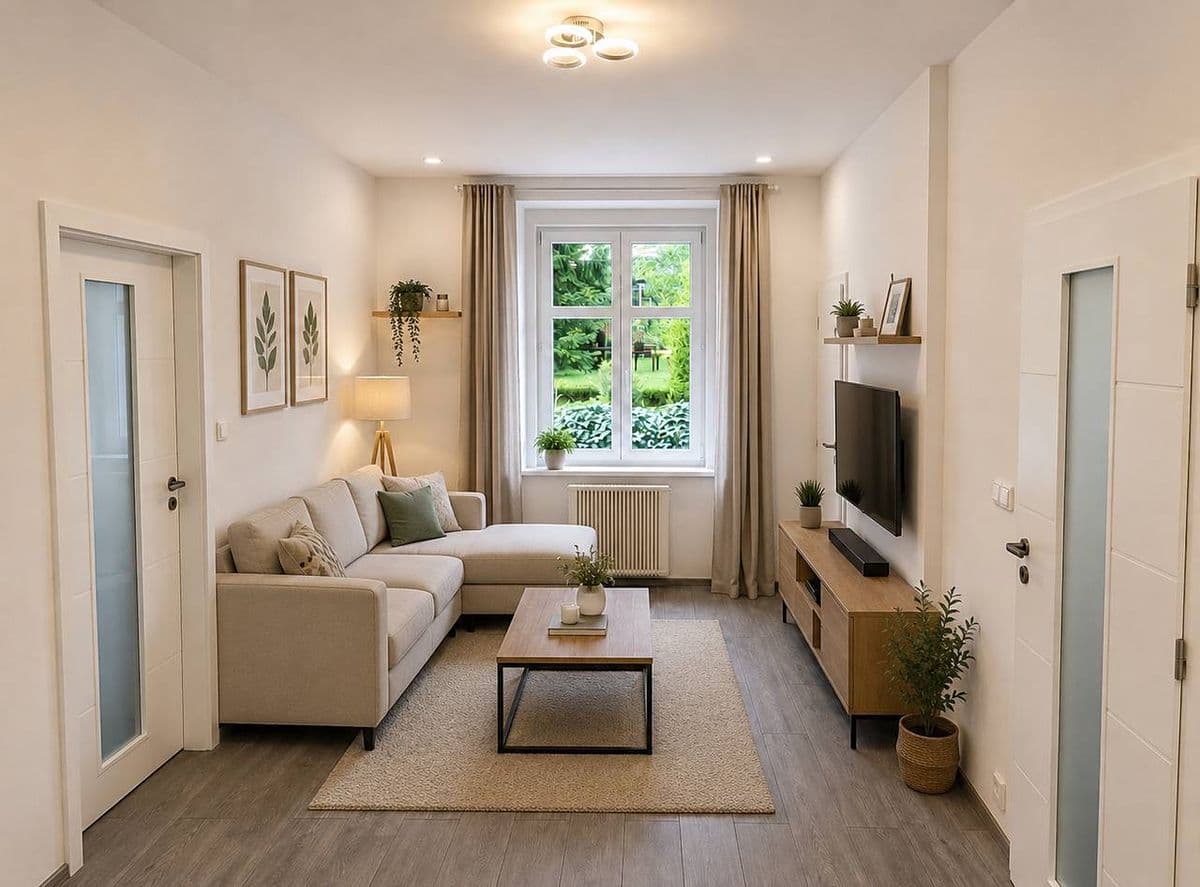Flat 2+kk, 50 m² — Vysočany · for rent