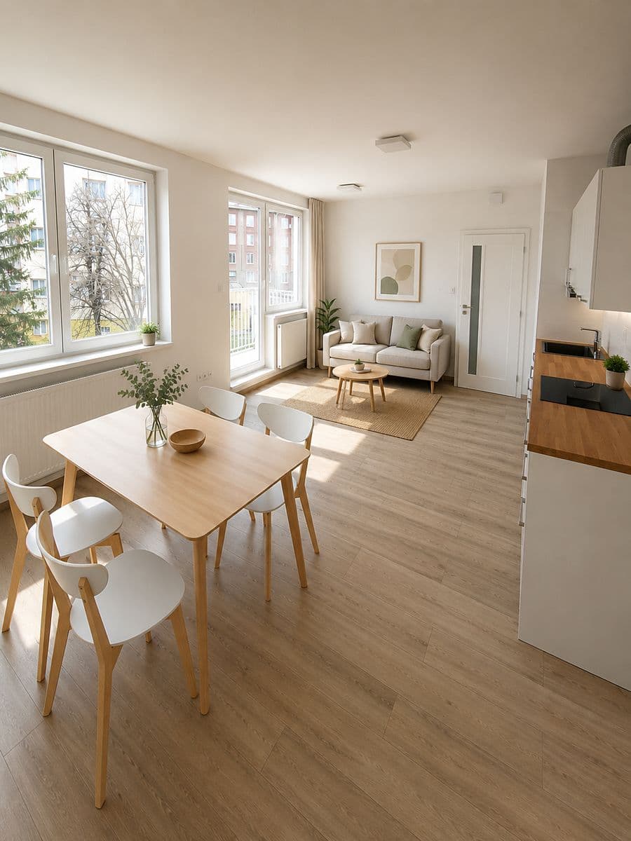 Pronájem bytu 2+kk, 52 m² — Praha 10